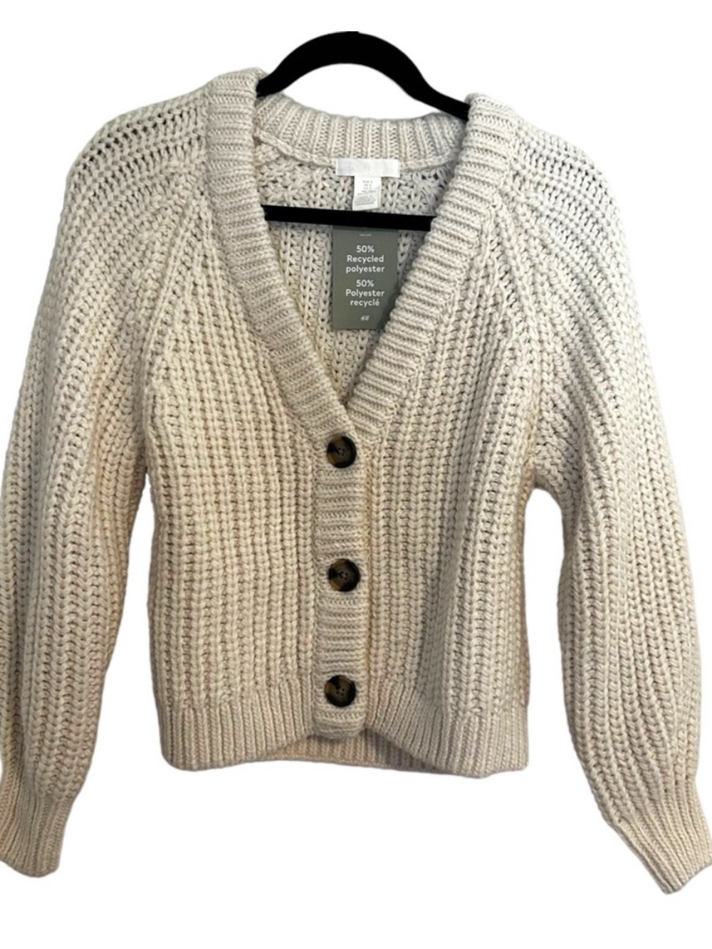 H&M Rib Chunky Knit Cardigan - Picture 2 of 5